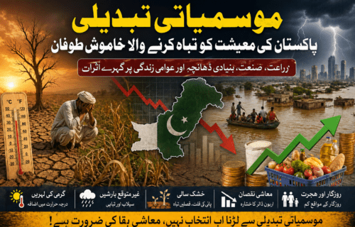 موسمیاتی تبدیلی کا معاشی طوفان: پاکستان کی معیشت، زراعت اور عوامی زندگی پر گہرے اثرات