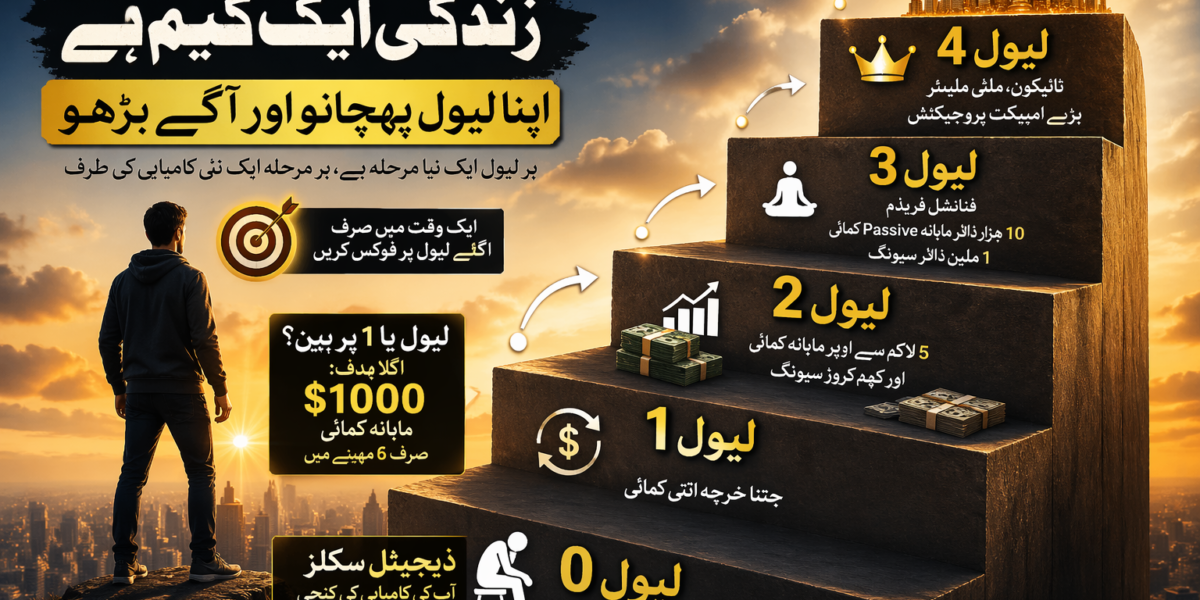 زندگی ایک گیم ہے — اپنا لیول پہچانو اور آگے بڑھو