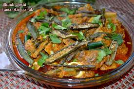 بھنڈی ودھ گوشت بنانے کی ترکیب