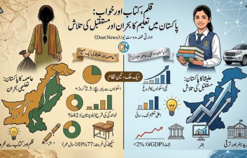 قلم، کتاب اور خواب: پاکستان میں تعلیم کا بحران اور مستقبل کی تلاش