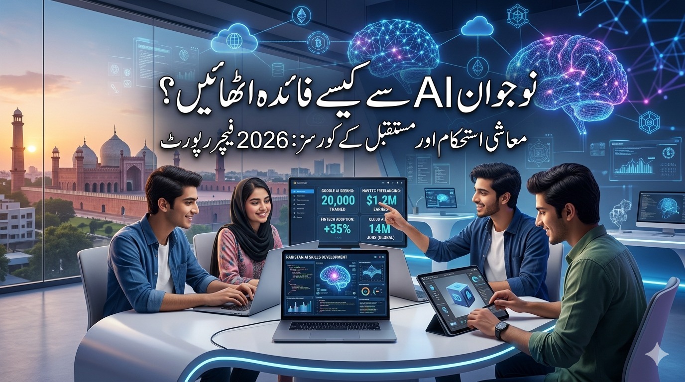 نوجوان AI سے کیسے فائدہ اٹھائیں؟تعلیم کے ساتھ وہ کورسز جو آپ کو آنے والے 5 سال میں معاشی طور پر مستحکم کر دیں گے