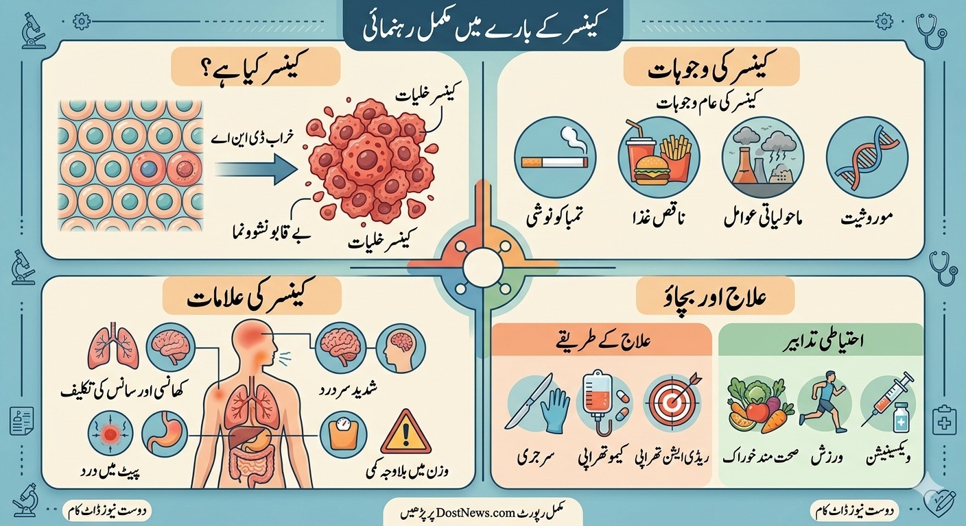 کینسر کی حقیقت، وجوہات اور امید کی نئی کرن