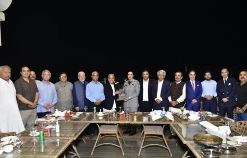 کاروباری برادری کا سی ٹی او کائنات اظہر کا استقبال، سرفراز ورک کو الوداع
