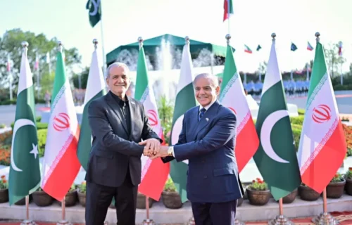 وزیراعظم ہاؤس میں ایرانی صدر مسعود پزشکیان کے اعزاز میں استقبالیہ تقریب