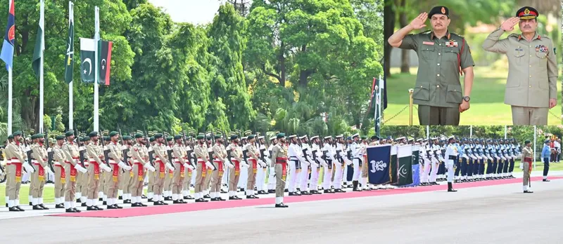 لیبیا کے ڈپٹی کمانڈر ان چیف کا جی ایچ کیو راولپنڈی کا دورہ، دفاعی تعاون پر بات چیت (تصویر 1)
