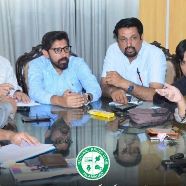 نیشنل پریس کلب اسلام آباد کی گورننگ باڈی کا اجلاس