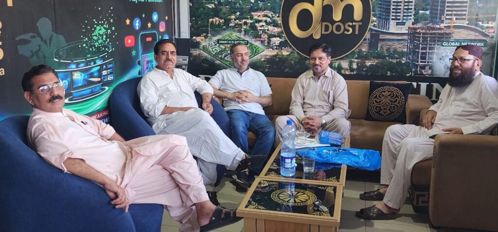 اہم صحافتی رہنماؤں کی رپورٹ ڈیجیٹل کے دفتر آمد، میڈیا صنعت اور عالمی امور پر سیر حاصل گفتگو