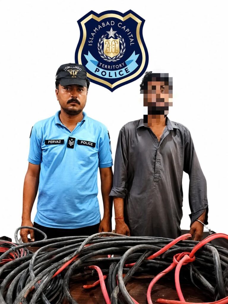 اسلام آباد پولیس کا جرائم پیشہ عناصر کے خلاف مؤثر کریک ڈاؤن، منشاء گینگ کا سرغنہ دو ساتھیوں سمیت گرفتار