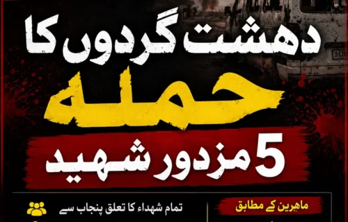 واشک کے علاقے ماشکیل میں دہشت گردوں کا حملہ، 5 مزدور شہید