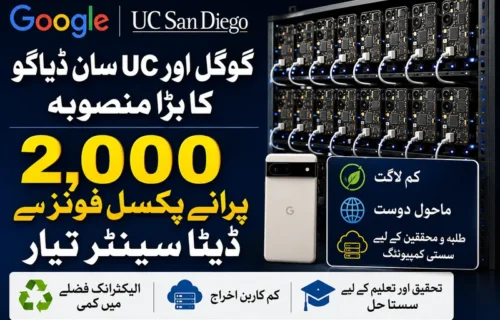 گوگل اور یونیورسٹی آف سان ڈیاگو کا پرانے اسمارٹ فونز سے ڈیٹا سینٹر