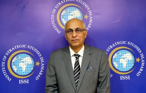سفیر معین الحق نے انسٹی ٹیوٹ آف اسٹریٹجک اسٹڈیز کے ڈی جی کا عہدہ سنبھال لیا
