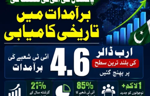 پاکستان کی آئی ٹی برآمدات 4.6 ارب ڈالر کی بلند ترین سطح پر