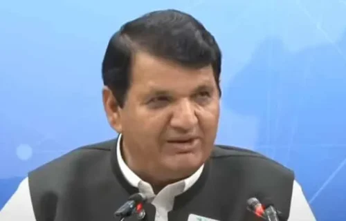 وفاقی وزیر انجینئر امیر مقام کا چکسواری میں انتخابی دفتر کا افتتاح