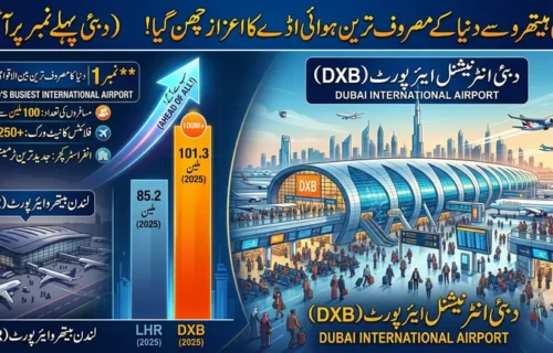 دبئی انٹرنیشنل ایئرپورٹ دنیا کا مصروف ترین ہوائی اڈہ بن گیا