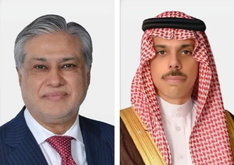 اسحاق ڈار اور سعودی وزیر خارجہ کا علاقائی صورتحال پر رابطہ