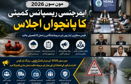 مون سون 2026: این ڈی ایم اے نے ہنگامی تیاریوں کا جائزہ لیا