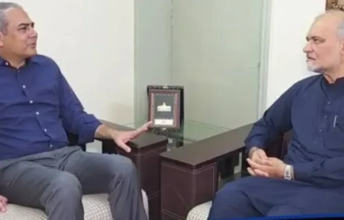 وفاقی وزیر داخلہ محسن نقوی کی امیر جماعت اسلامی سے ملاقات