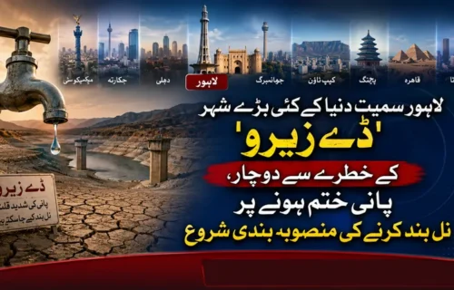 لاہور سمیت دنیا کے کئی شہر ڈے زیرو کے خطرے سے دوچار