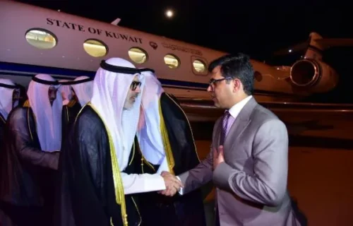 کویت کے وزیر خارجہ شیخ جراح جابر الاحمد الصباح اسلام آباد پہنچ گئے