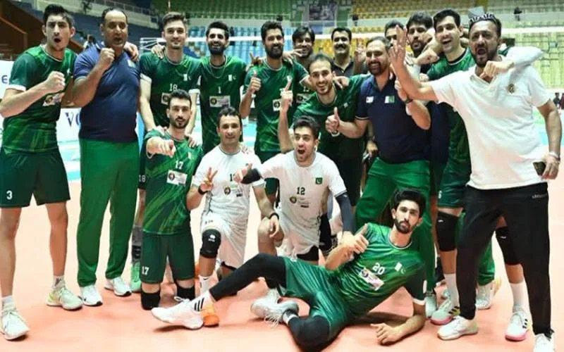 پاکستان والی بال ٹیم نے کاوا چیمپئن شپ جیت کر ہیٹرک مکمل کر لی
