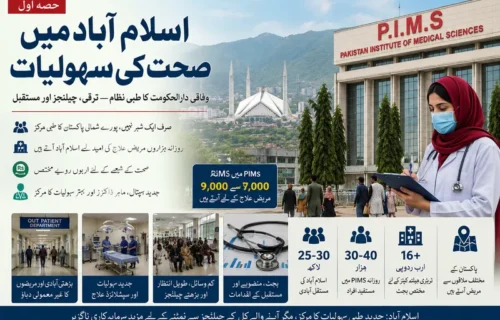 اسلام آباد میں صحت کی سہولیات: طبی نظام، چیلنجز اور مستقبل