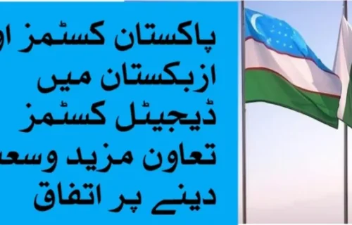 پاکستان کسٹمز اور ازبکستان میں ڈیجیٹل کسٹمز تعاون مزید وسعت دینے پر اتفاق