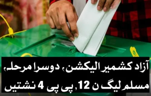 آزاد کشمیر الیکشن دوسرا مرحلہ، مسلم لیگ (ن) 12, پیپلز پارٹی 4 نشتیں