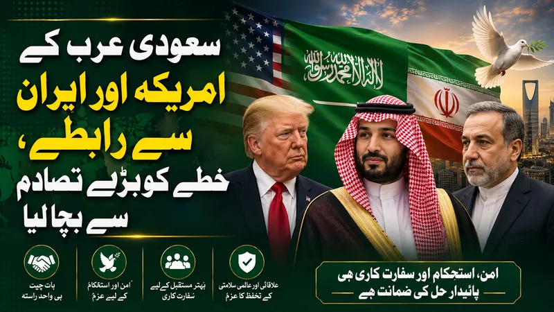 سعودی عرب کی سفارتی کوششوں سے خطہ بڑے تصادم سے بچ گیا، ایران اور امریکہ سے رابطے جاری
