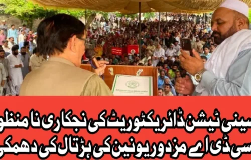 سینی ٹیشن ڈائریکٹوریٹ کی نجکاری کسی صورت قبول نہیں، سی ڈی اے مزدور یونین کی کام چھوڑ ہڑتال کی وارننگ