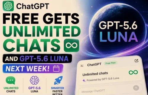 چیٹ جی پی ٹی کے مفت صارفین کے لیے بڑا اپ ڈیٹ، GPT-5