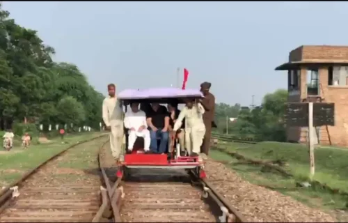 وفاقی وزیر حنیف عباسی کا مسن کالر پل کا دورہ، بحالی کا حکم