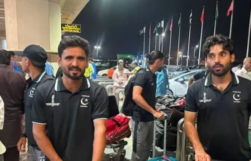 پاکستان ہاکی ٹیم ورلڈ کپ میں شرکت کے لیے نیدرلینڈز روانہ، 15 اگست کو انگلینڈ سے پہلا مقابلہ