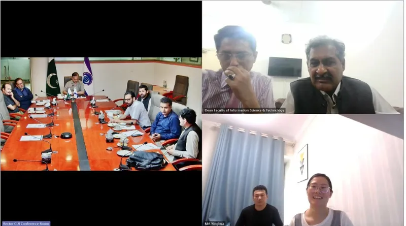 چینی پی ایچ ڈی اسکالر کا کامسیٹس یونیورسٹی میں ڈاکٹریٹ مقالے کا کامیاب دفاع