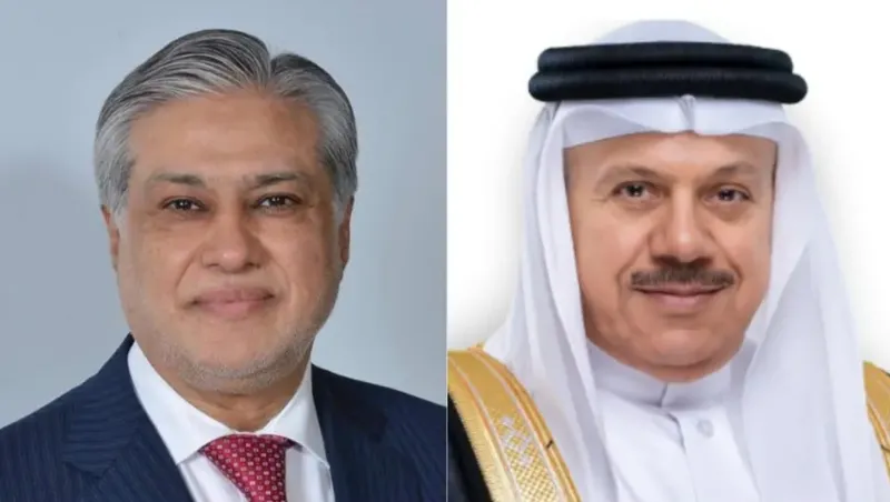 بحرینی وزیر خارجہ کا نائب وزیراعظم اسحاق ڈار کو ٹیلی فون، مکہ دفاعی معاہدے پر مبارکباد