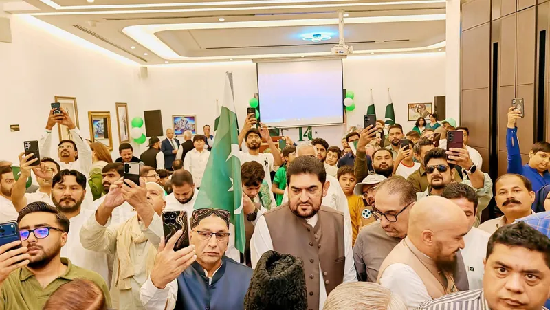 کویت میں پاکستان کے 79ویں یوم آزادی کی پروقار تقریب، ڈیجیٹل پورٹل کا افتتاح (تصویر 3)
