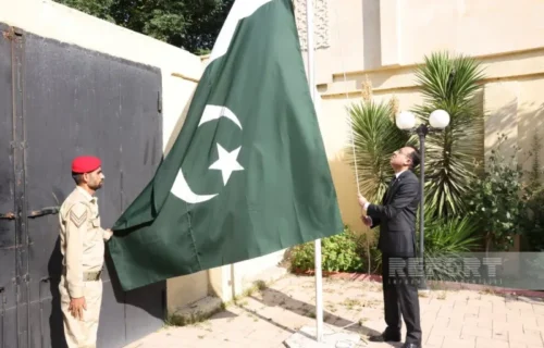 باکو میں پروقار تقریب کے دوران پاکستان کا یوم آزادی قومی جوش و جذبے سے منایا