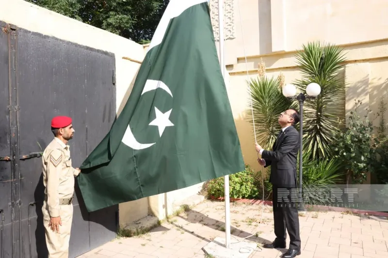 باکو میں پروقار تقریب کے دوران پاکستان کا یوم آزادی قومی جوش و جذبے سے منایا (تصویر 1)