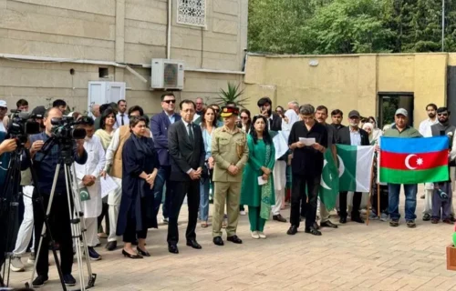 باکو میں پاکستانی سفارتخانے میں یوم آزادی کی تقریب