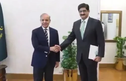 وزیراعظم محمد شہباز شریف سے وزیرِ اعلیٰ سندھ کی اہم ملاقات