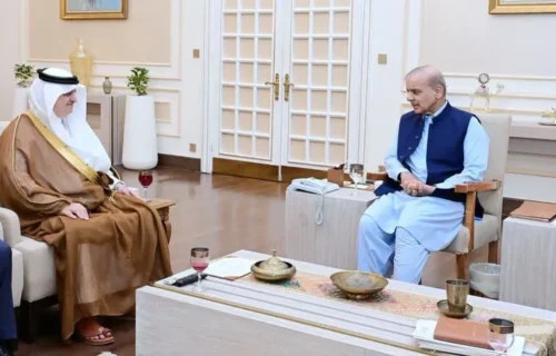 وزیراعظم شہباز شریف سے سعودی سفیر کی الوداعی ملاقات
