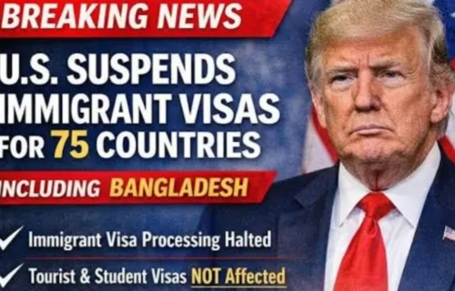 امریکا نے دنیا بھر میں امیگرینٹ ویزا انٹرویوز معطل کر دیئے