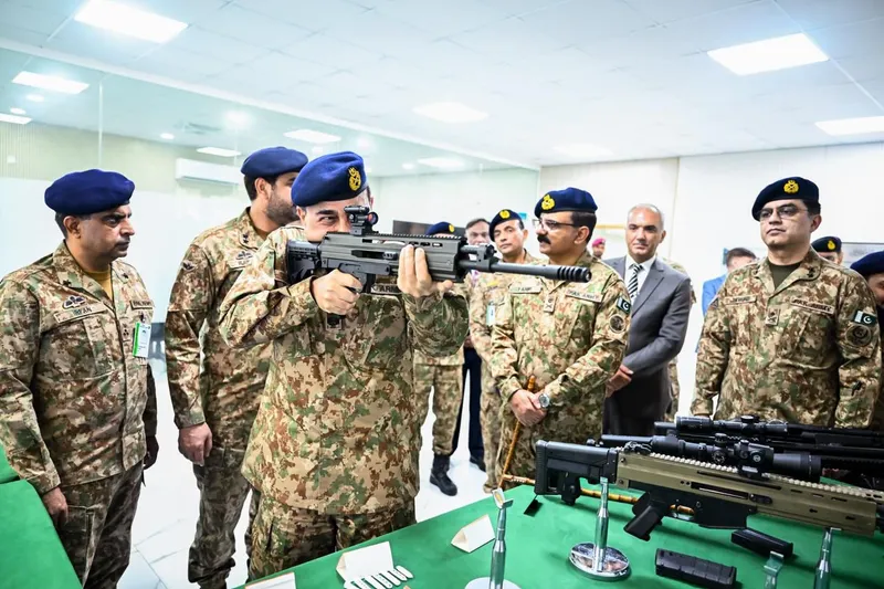 فیلڈ مارشل عاصم منیر کا پاکستان آرڈیننس فیکٹری واہ کا دورہ (تصویر 3)