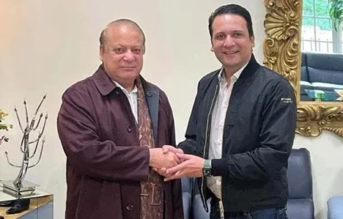 نومنتخب وزیراعظم آزاد کشمیر بیرسٹر افتخار گیلانی کی ن لیگی قیادت سے ملاقات، 100 روزہ اصلاحاتی منصوبے پر مشاورت