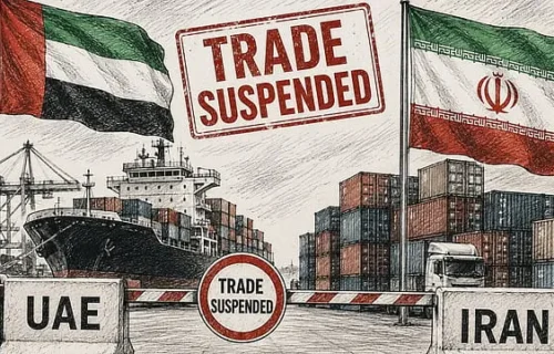بیلسٹک میزائل حملے کے بعد یو اے ای کا ایران کے ساتھ تجارت معطل کرنے کا اعلان