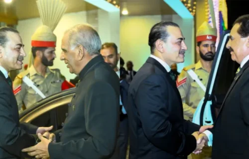 آرمی چیف کا یوم آزادی پر پاک فوج کے سابق فوجیوں کے اعزاز میں استقبالیہ