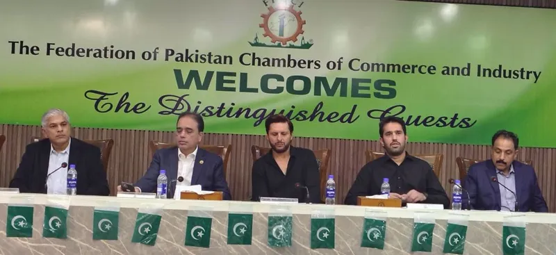 ایف پی سی سی آئی کا شاہد آفریدی فاؤنڈیشن کی حمایت کا اعلان