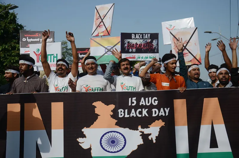 مقبوضہ کشمیر اور آسام میں بھارتی یومِ آزادی یومِ سیاہ قرار