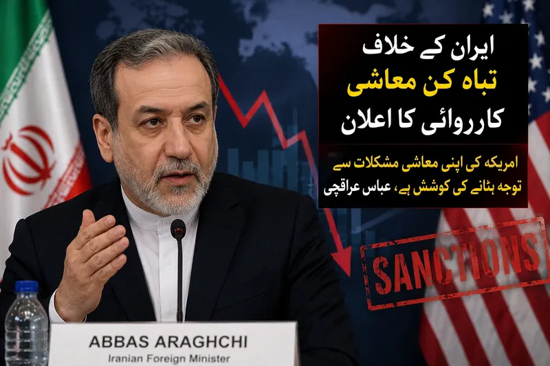 ایران کے خلاف معاشی کارروائی داخلی مشکلات سے توجہ ہٹانے کی کوشش