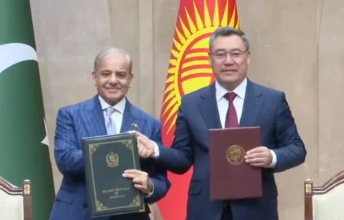 پاکستان اور کرغزستان کے درمیان مختلف شعبوں میں تعاون کے متعدد معاہدوں پر دستخط