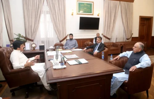 گورنر پنجاب سے لاہور چیمبر کے صدر فہیم الرحمن سہگل کی ملاقات